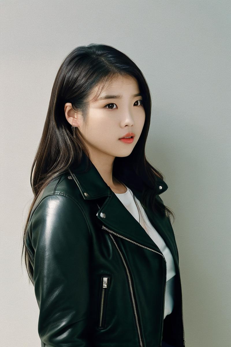 Iu 2025 leather jacket